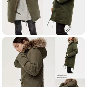 Aritzia Community Khaki parka xl like new